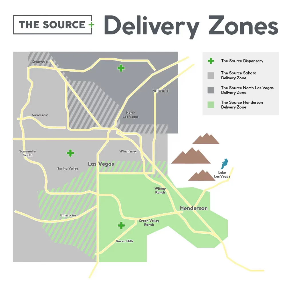 The Source+ Delivery Map