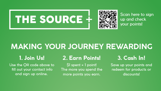 The Source+ rewards program cannabis marijuana dispensary